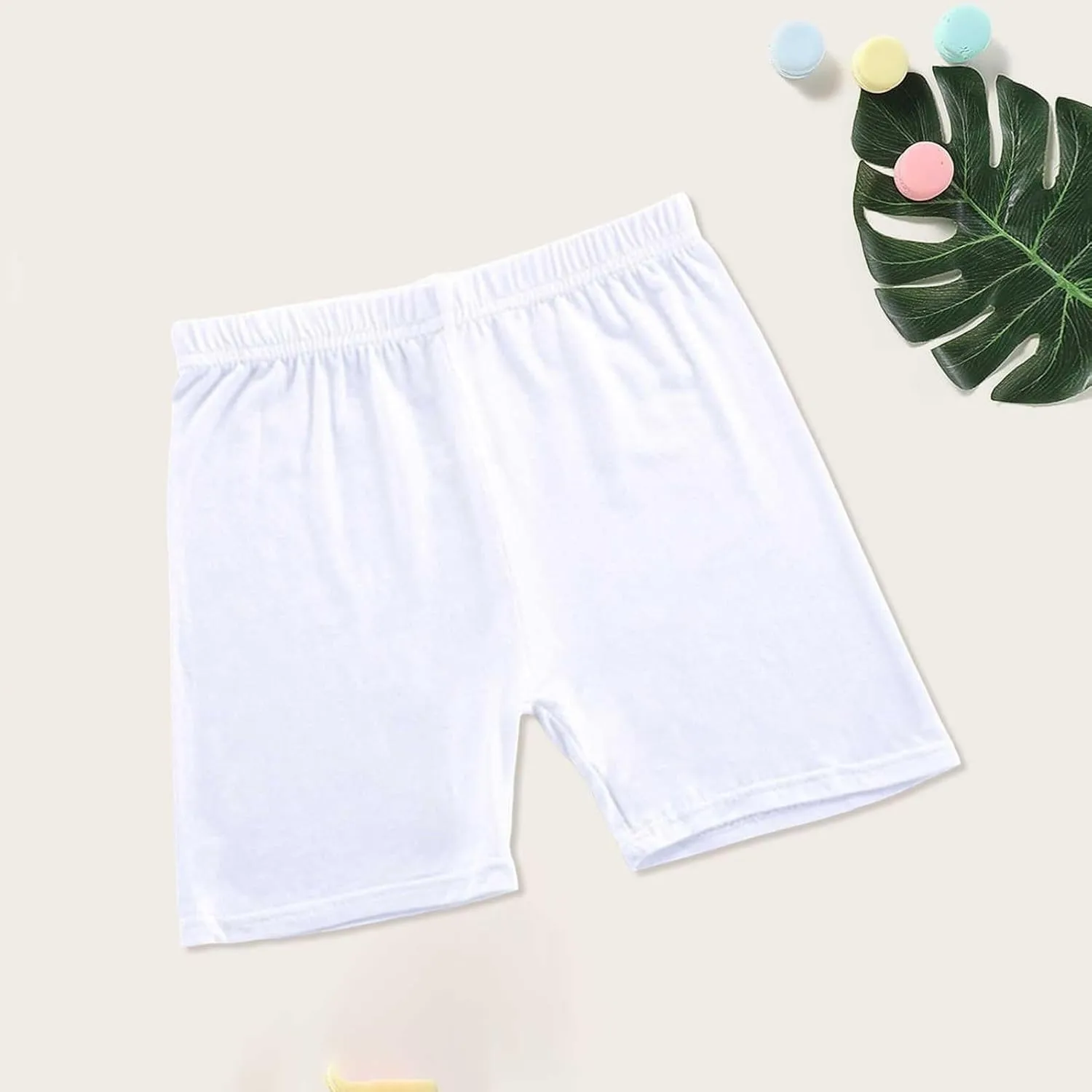 2 Pack Girls Bike Shorts Cotton Cartwheel Shorts for Toddler Girls Under Dress Dance Yoga Soccer Short Kids Biker