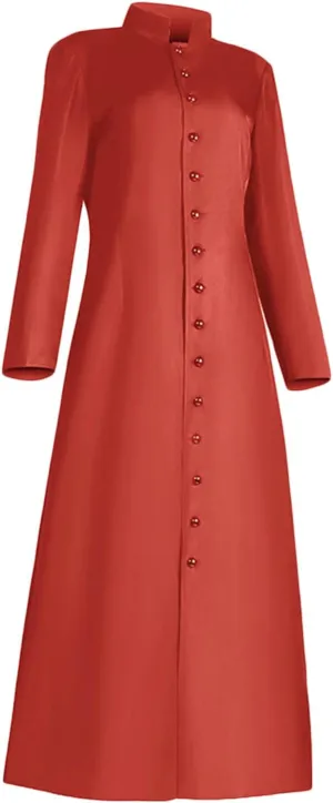Adult Cassock Minister Robe Women Clergy Roman Choir Priest Robe Pulpit Liturgical Vestment Preacher Church Robes