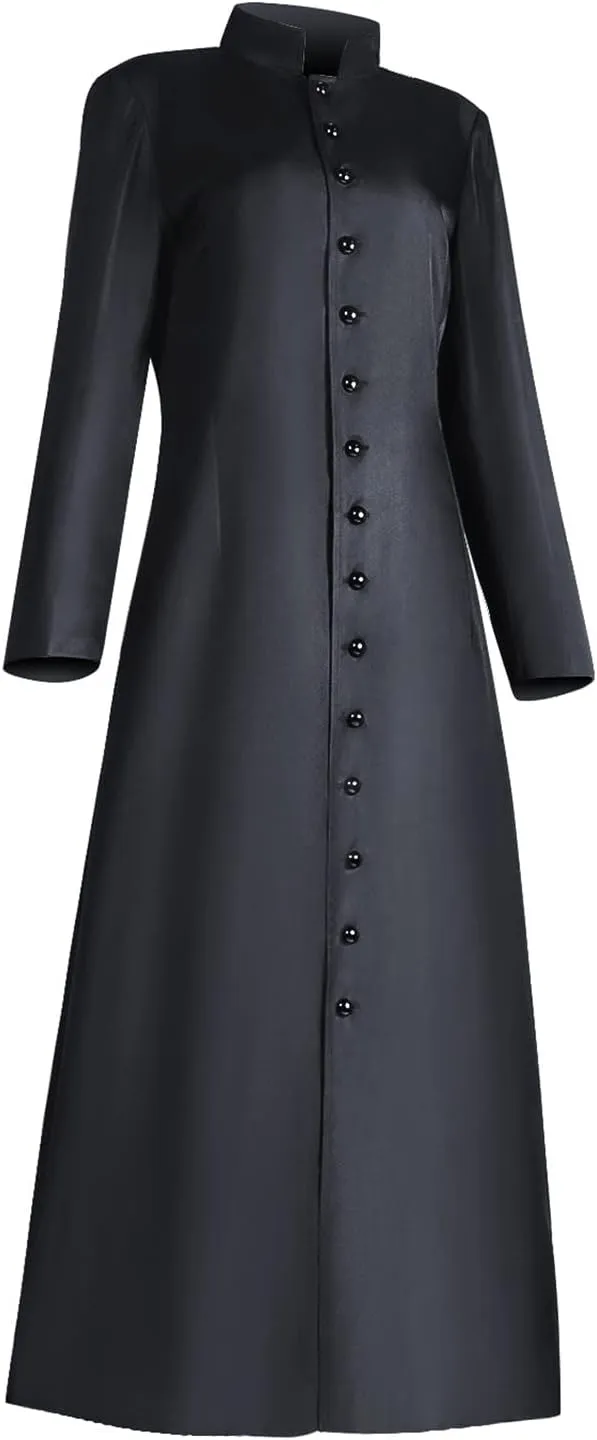 Adult Cassock Minister Robe Women Clergy Roman Choir Priest Robe Pulpit Liturgical Vestment Preacher Church Robes