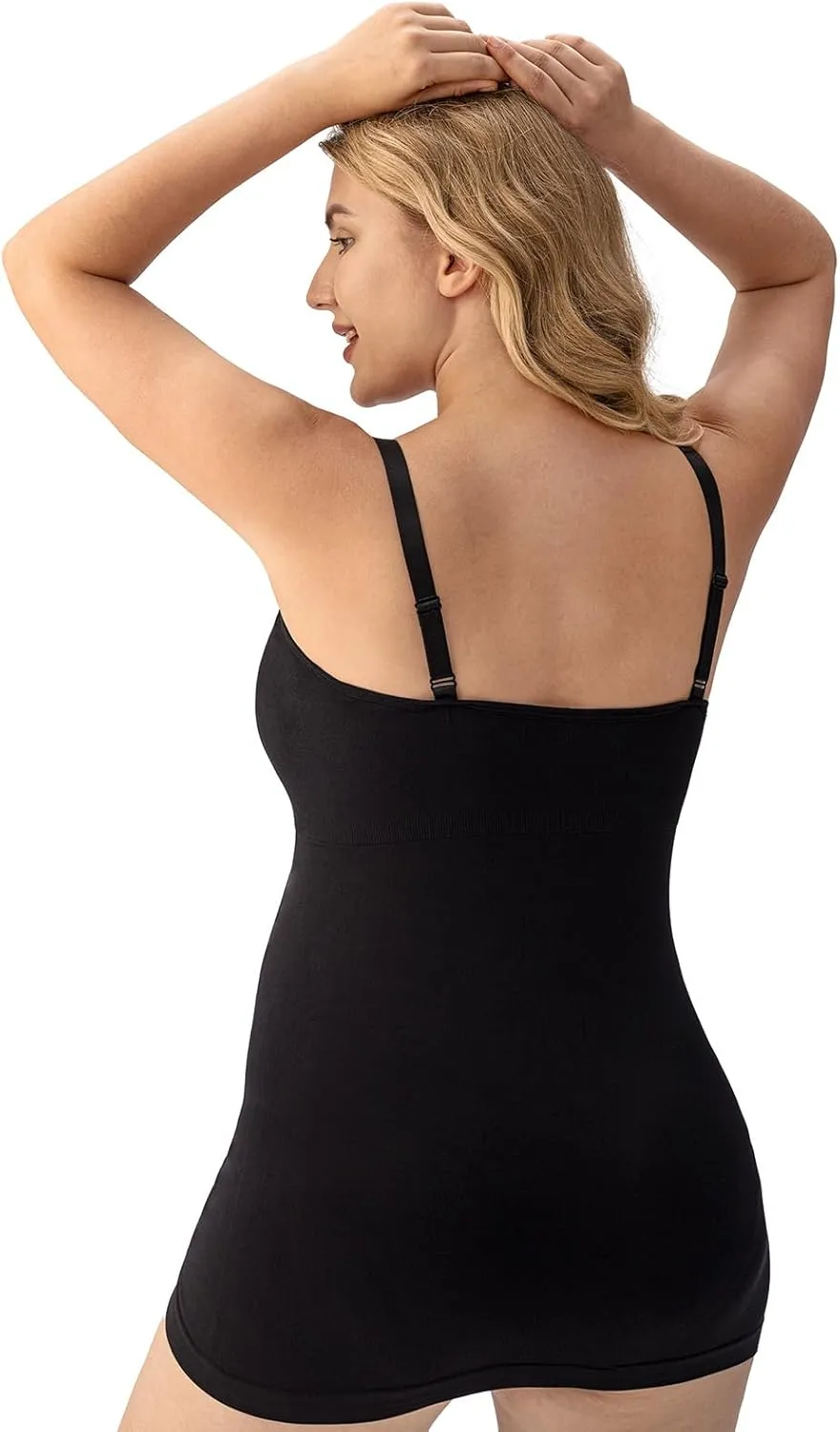 Angelhood Maternity Nursing Tank Tops for Breastfeeding,Womens Nursing Maternity Cami Built in Bra Sleep Bra