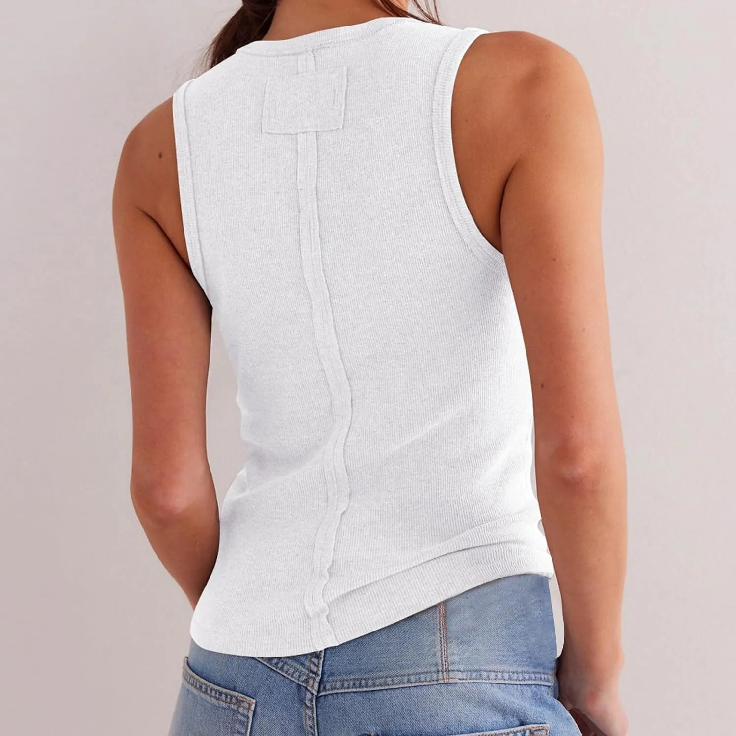 Breathable Y2K Camis Women's Sleeveless Shirt Quick-Dry Lightweight Tank Top Going Out 2025 Vacation Tees