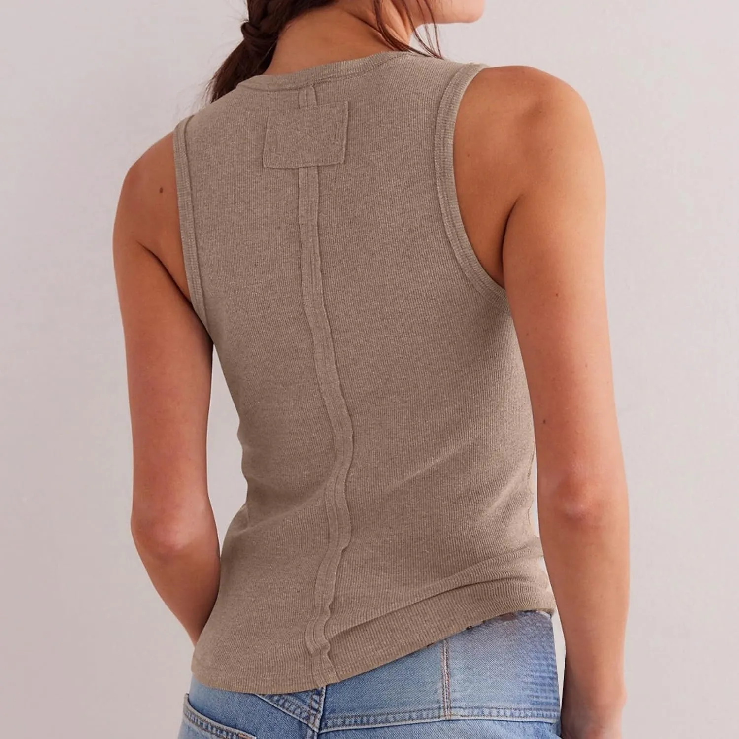 Breathable Y2K Camis Women's Sleeveless Shirt Quick-Dry Lightweight Tank Top Going Out 2025 Vacation Tees