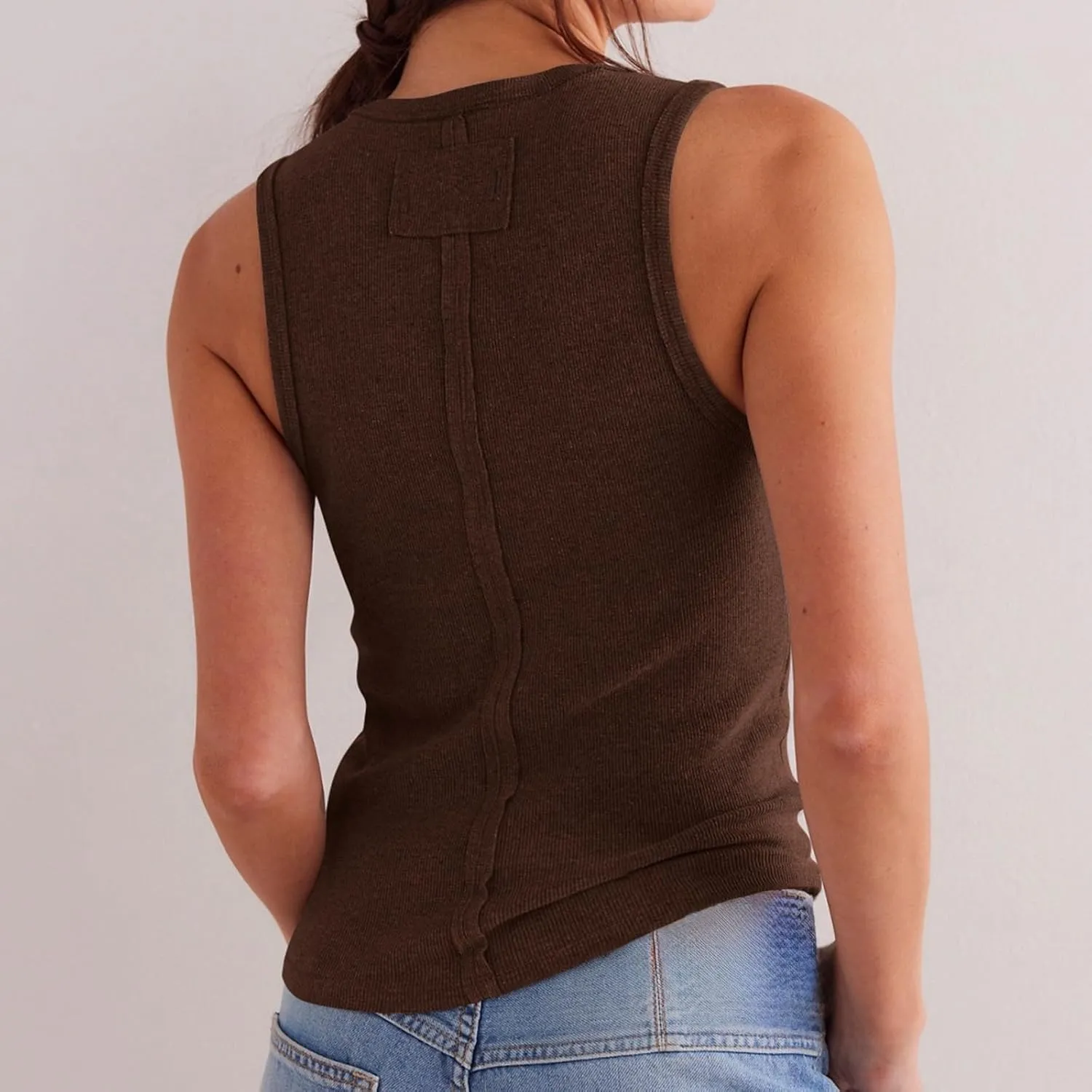 Breathable Y2K Camis Women's Sleeveless Shirt Quick-Dry Lightweight Tank Top Going Out 2025 Vacation Tees