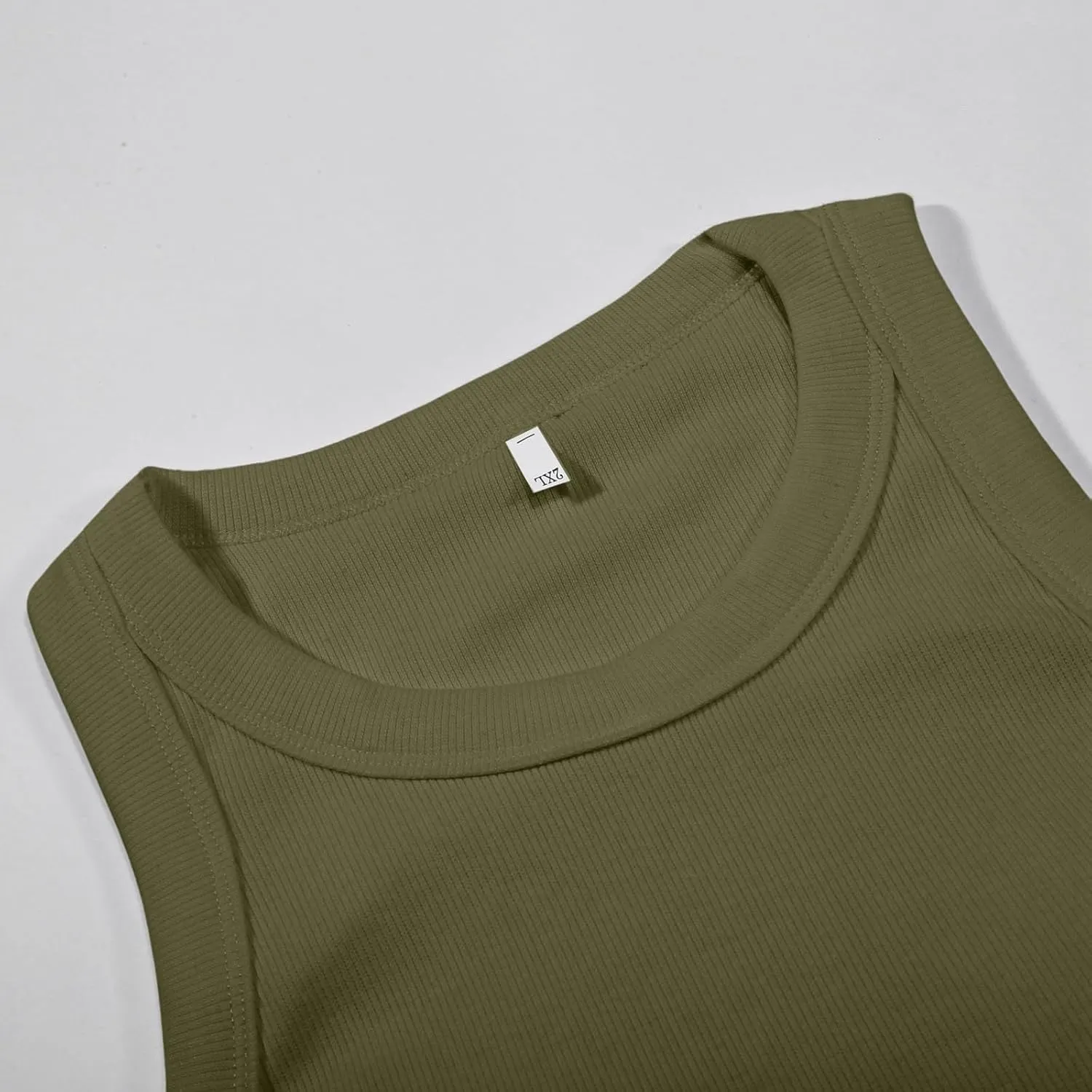 Cotton Shelf Bra Camisole Tops for Women Round Neck Comfy Y2K Vest Summer Layering Tank Summer Outfits Cami Shirt