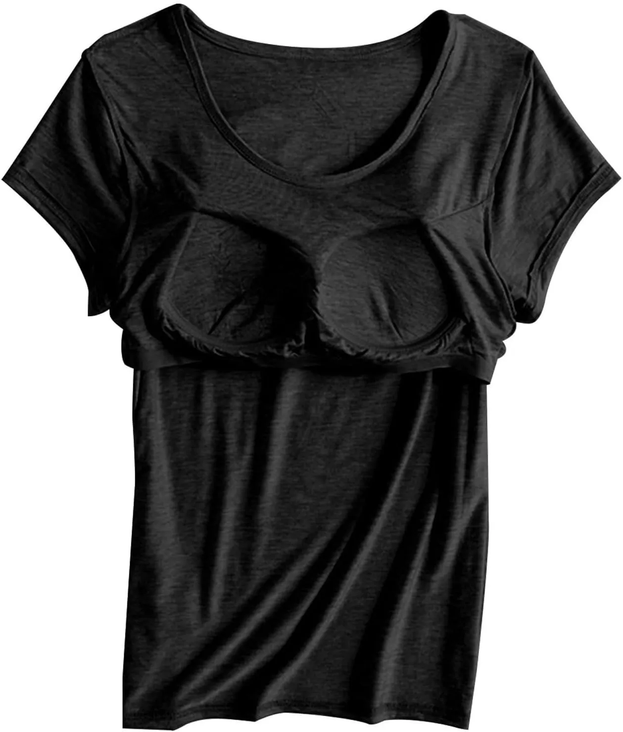 Cotton Shelf Bra Camisoles Top for Women Adjustable Spaghetti Strap Tank Tops Basic Layer Camis Padded Bra Undershirt