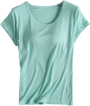 Cotton Shelf Bra Camisoles Top for Women Adjustable Spaghetti Strap Tank Tops Basic Layer Camis Padded Bra Undershirt