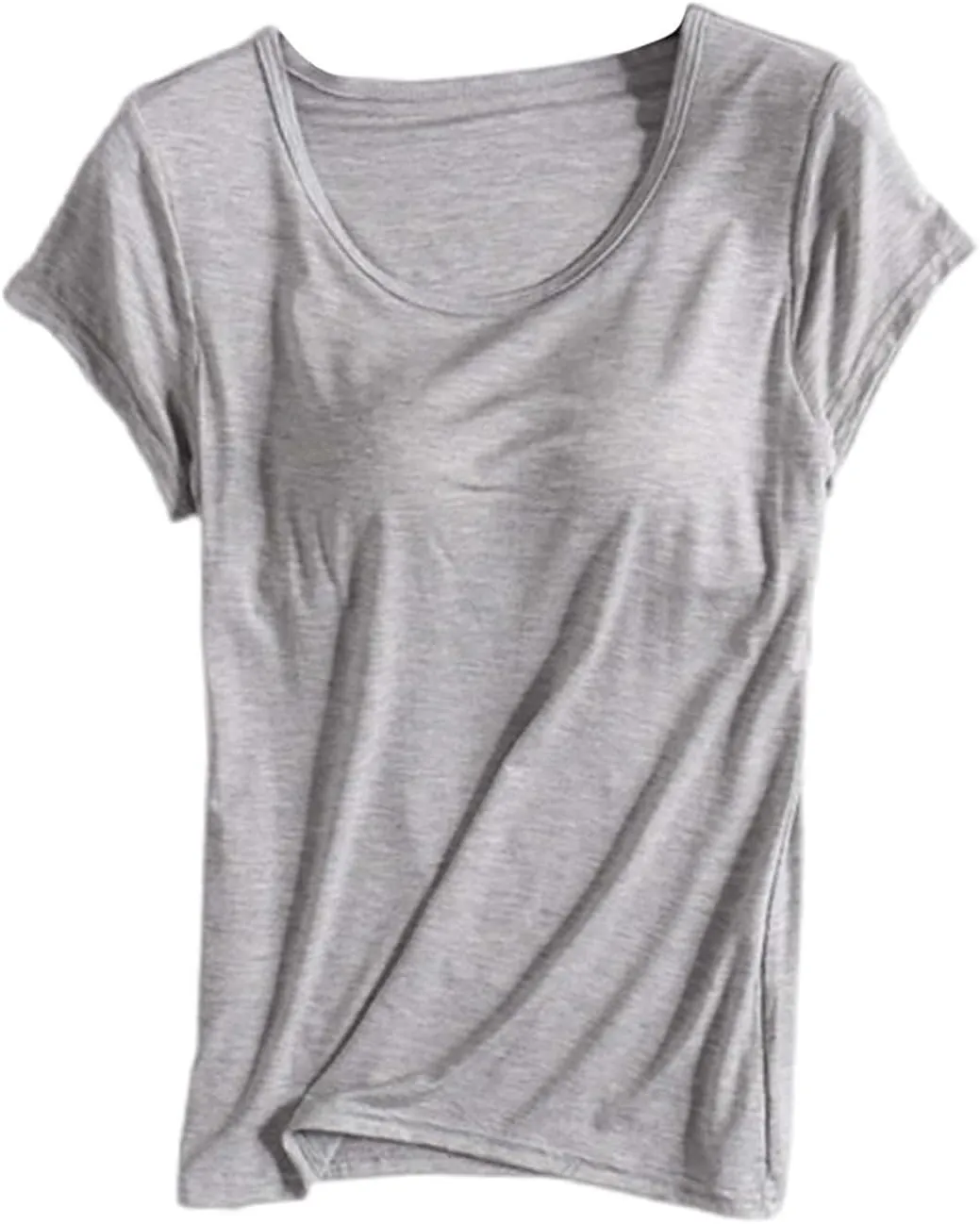 Cotton Shelf Bra Camisoles Top for Women Adjustable Spaghetti Strap Tank Tops Basic Layer Camis Padded Bra Undershirt