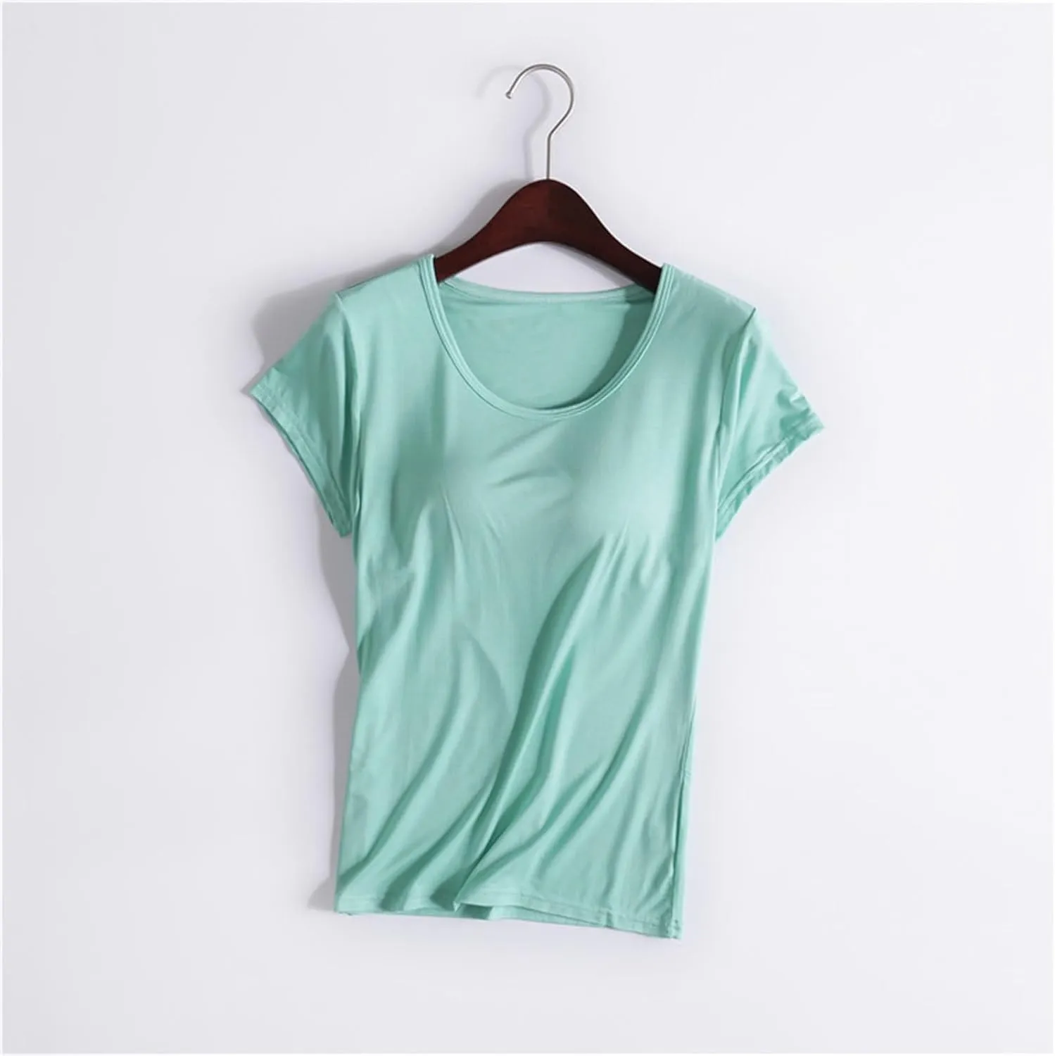 Cotton Shelf Bra Camisoles Top for Women Adjustable Spaghetti Strap Tank Tops Basic Layer Camis Padded Bra Undershirt