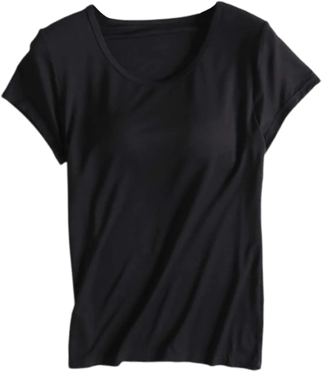 Cotton Shelf Bra Camisoles Top for Women Adjustable Spaghetti Strap Tank Tops Basic Layer Camis Padded Bra Undershirt