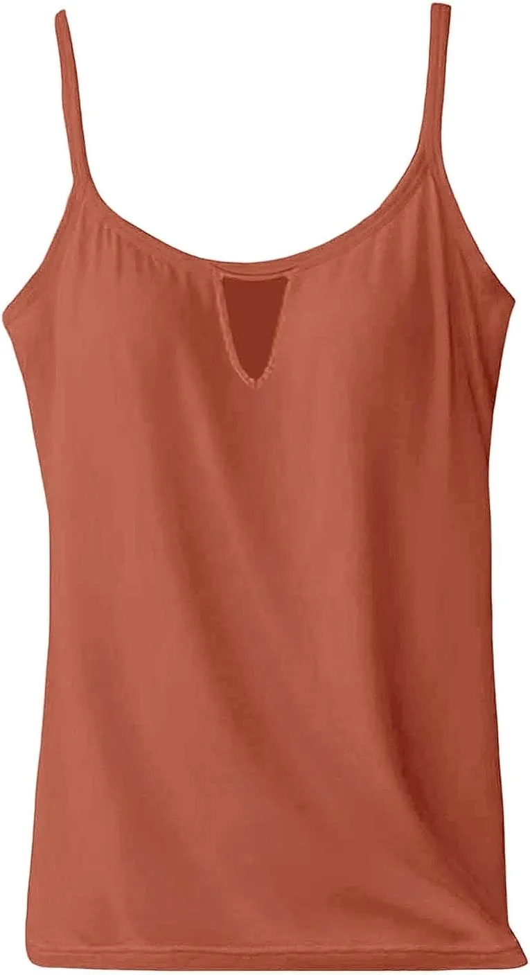 Elegant Going Out Sleeveless Shirt for Women Camis Quick-Dry Y2K Tank Top 2025 Lightweight Vacation Blouses
