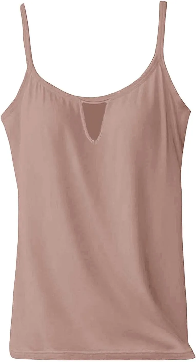 Elegant Going Out Sleeveless Shirt for Women Camis Quick-Dry Y2K Tank Top 2025 Lightweight Vacation Blouses
