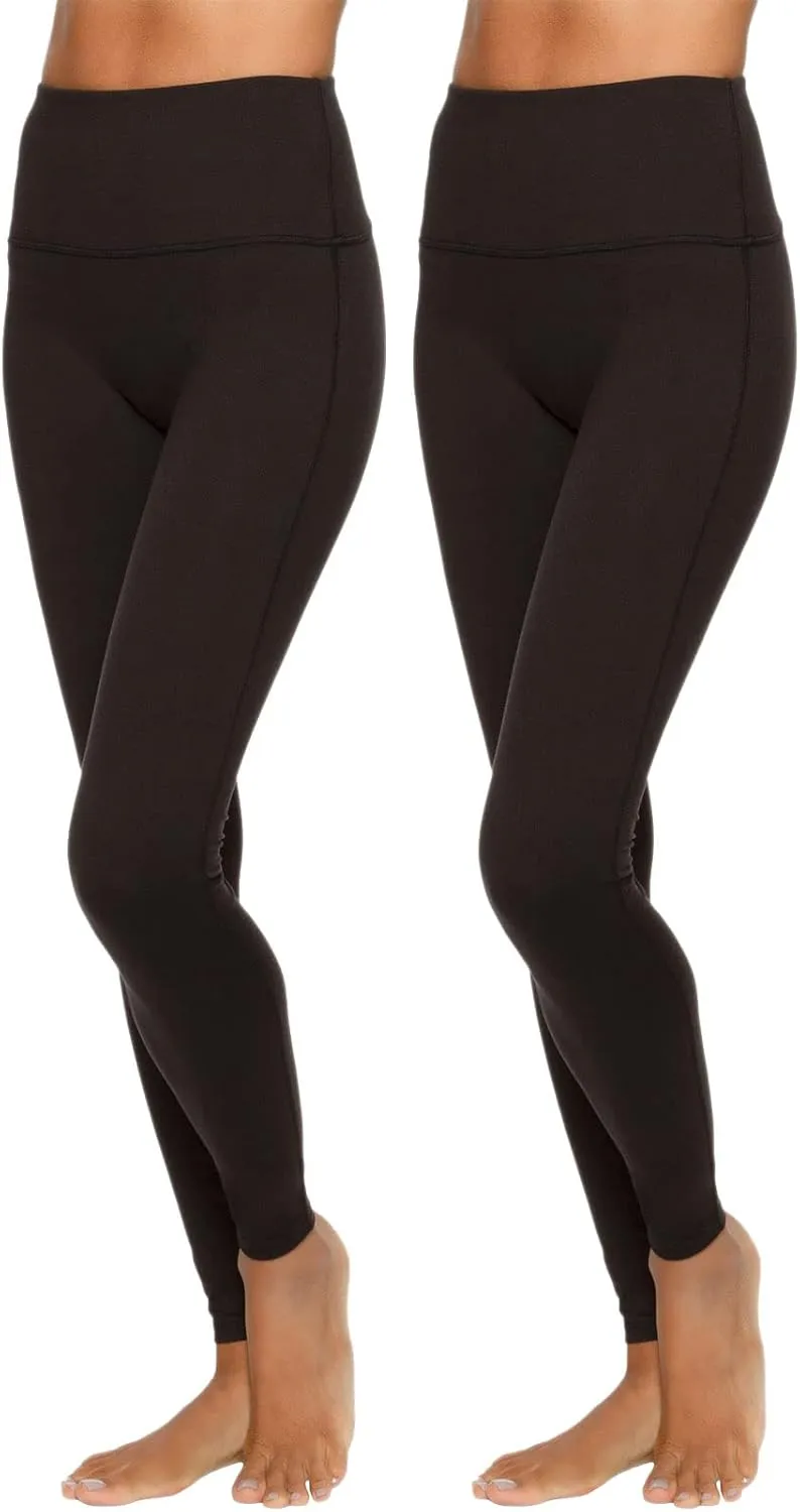 Felina | Velvety Super Soft High-Waisted Legging 2-Pack | Yoga Pants | Workout Clothes for Women