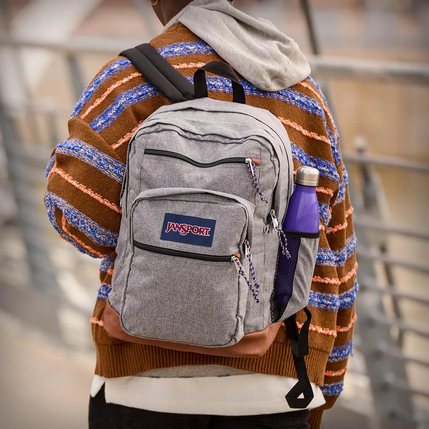 JanSport Cool Backpack with 15-inch Laptop Sleeve, Large Computer Bag Rucksack with 2 Compartments, Ergonomic Straps, Bewitched Blooms