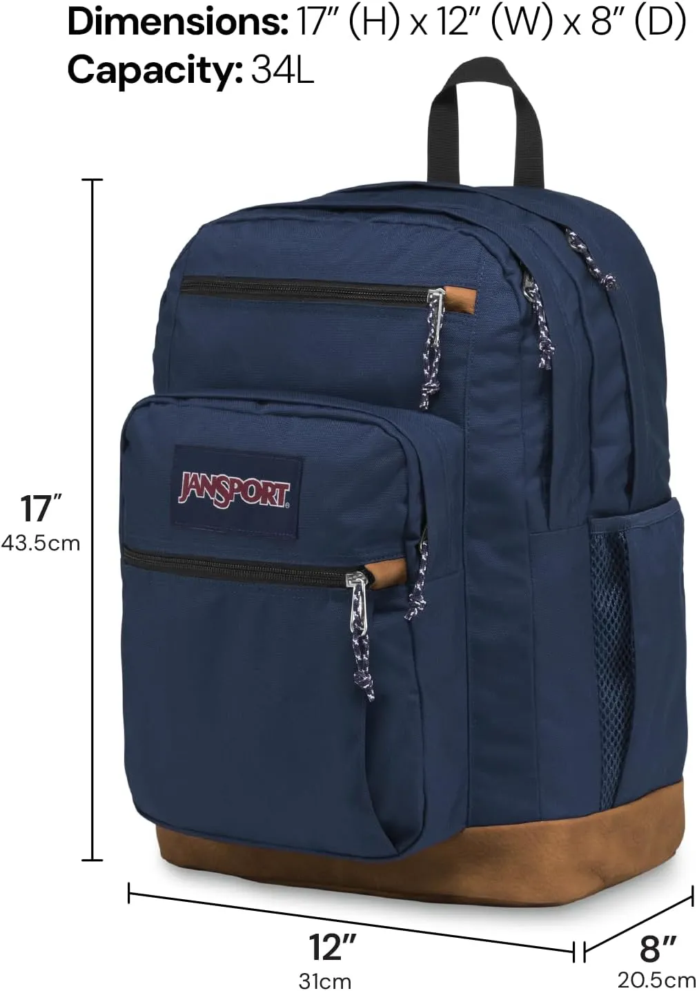 JanSport Cool Backpack with 15-inch Laptop Sleeve, Large Computer Bag Rucksack with 2 Compartments, Ergonomic Straps, Bewitched Blooms