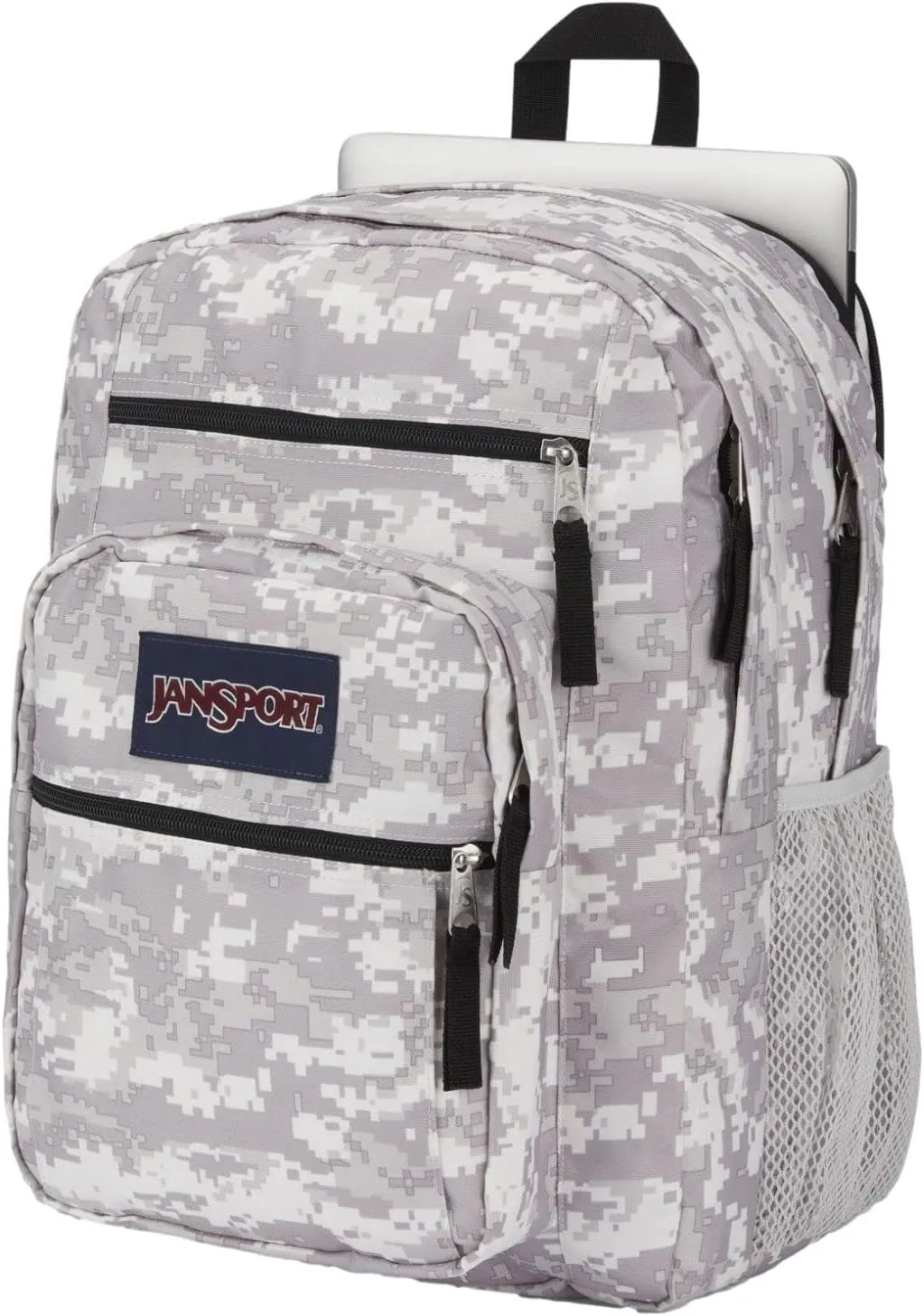 JanSport Laptop Backpack - Computer Bag with 2 Compartments, Ergonomic Shoulder Straps, 15” Laptop Sleeve, Haul Handle - Book Rucksack - 8 Bit Camo