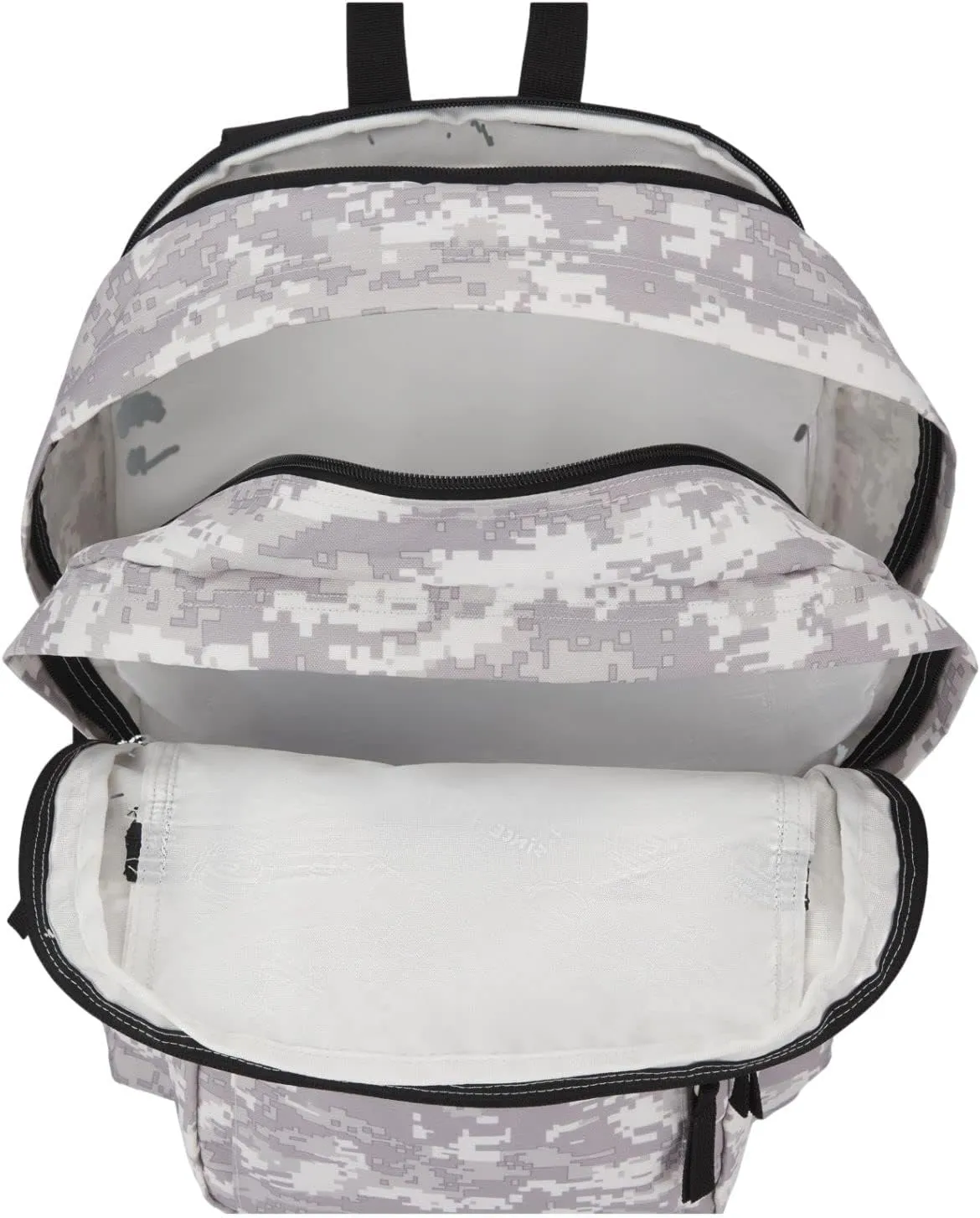 JanSport Laptop Backpack - Computer Bag with 2 Compartments, Ergonomic Shoulder Straps, 15” Laptop Sleeve, Haul Handle - Book Rucksack - 8 Bit Camo