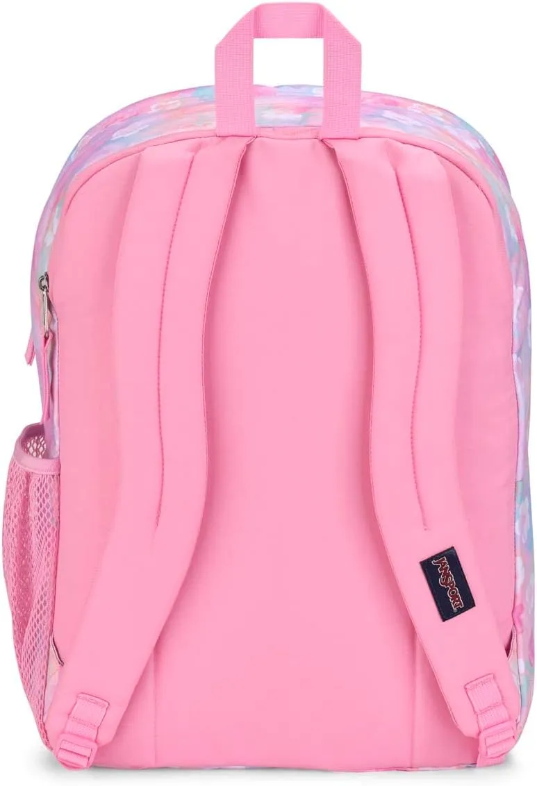 JanSport Laptop Backpack - Computer Bag with 2 Compartments, Ergonomic Shoulder Straps, 15” Laptop Sleeve, Haul Handle - Book Rucksack - Neon Daisy