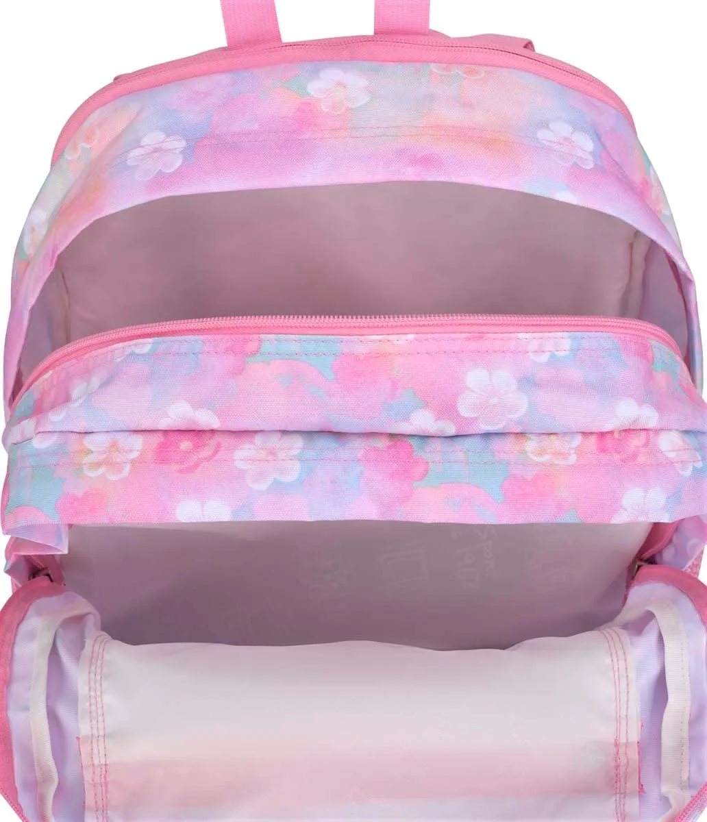 JanSport Laptop Backpack - Computer Bag with 2 Compartments, Ergonomic Shoulder Straps, 15” Laptop Sleeve, Haul Handle - Book Rucksack - Neon Daisy