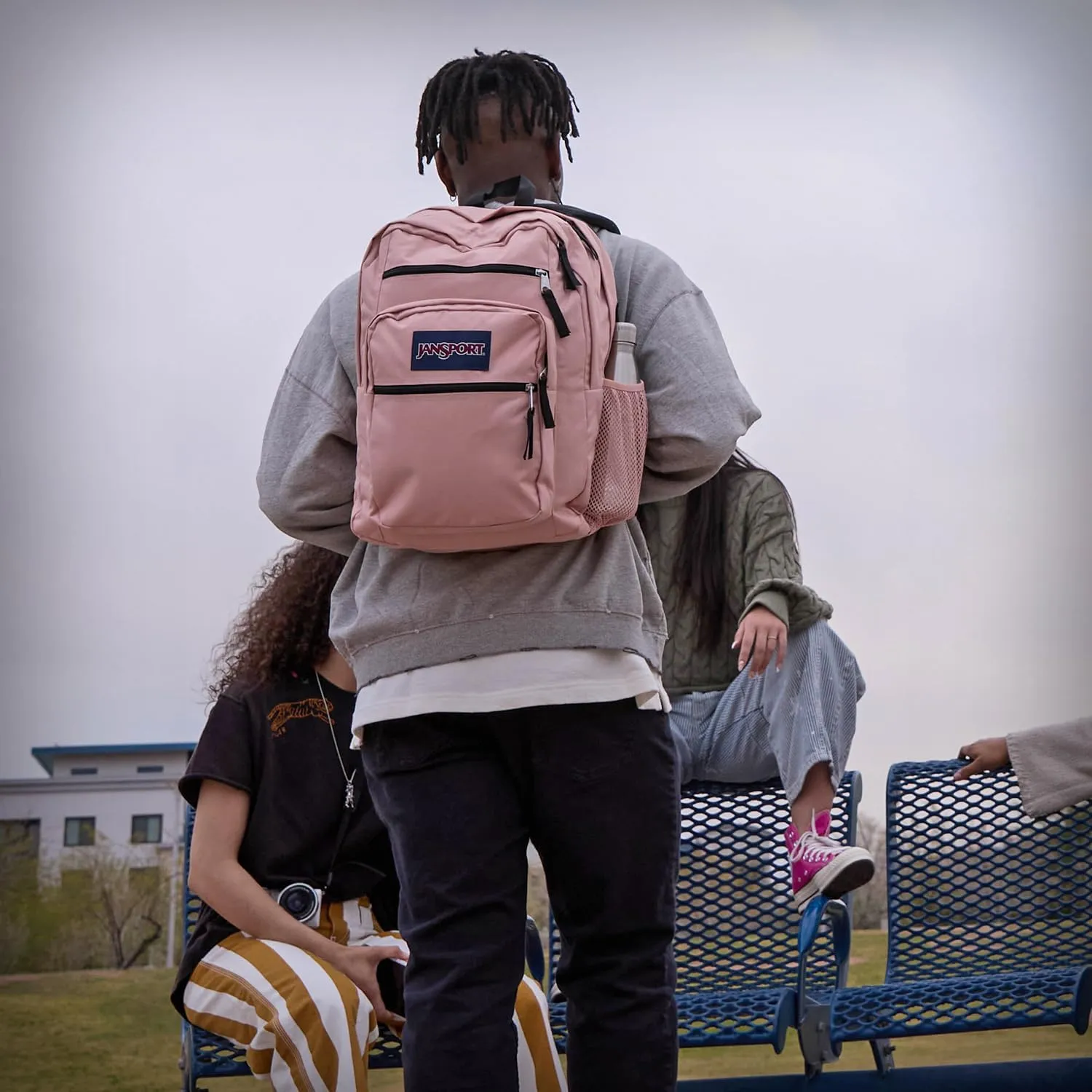 JanSport Laptop Backpack - Computer Bag with 2 Compartments, Ergonomic Shoulder Straps, 15” Laptop Sleeve, Haul Handle - Book Rucksack - Neon Daisy