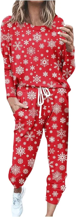Jogger Sets for Women - 2 Piece Lounge Sets with Matching Sweatshirts