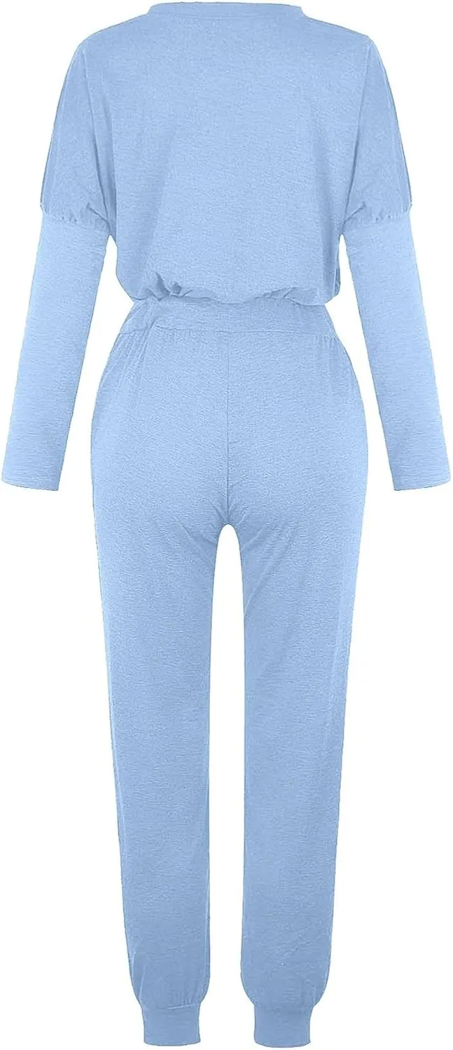 Jogger Sets for Women - 2 Piece Lounge Sets with Matching Sweatshirts