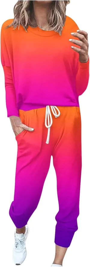 Jogger Sets for Women - 2 Piece Lounge Sets with Matching Sweatshirts