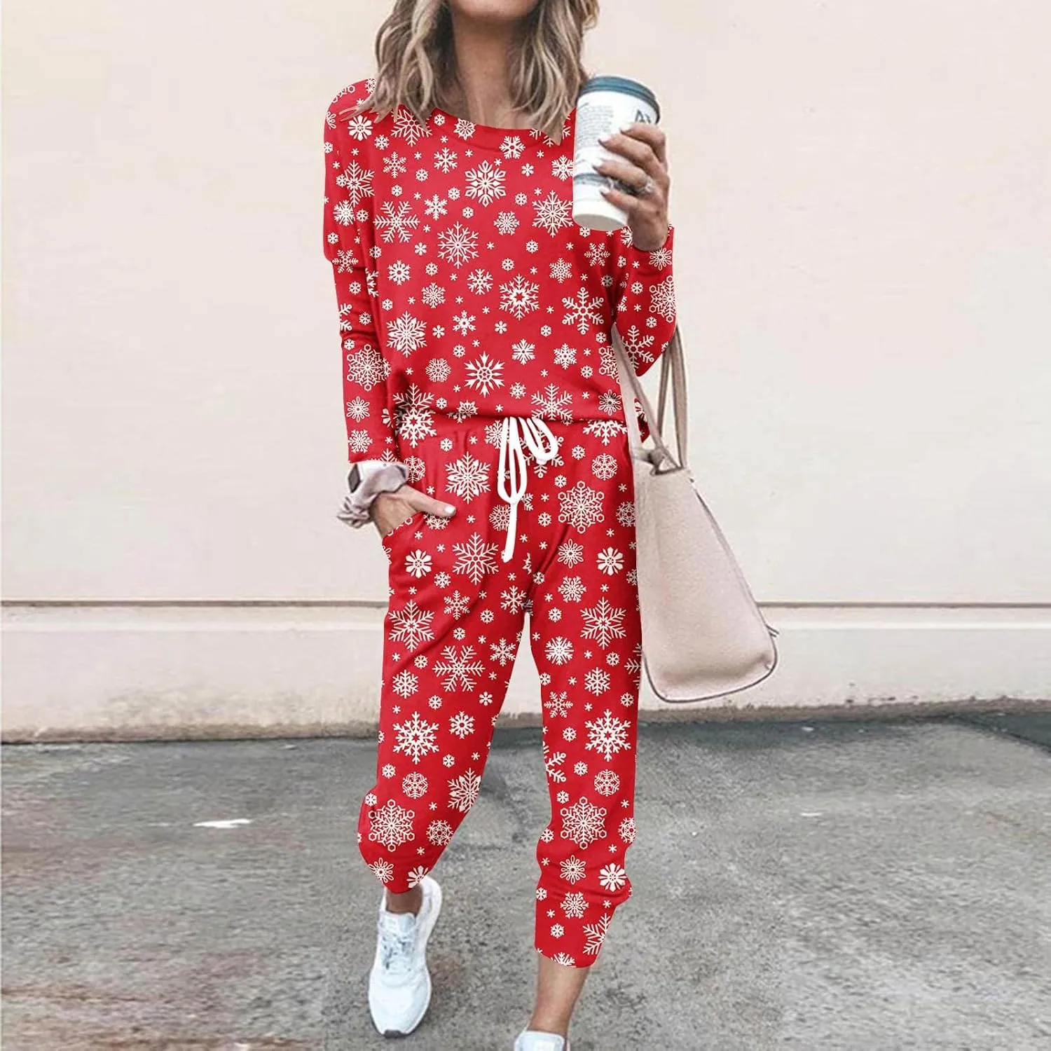 Jogger Sets for Women - 2 Piece Lounge Sets with Matching Sweatshirts