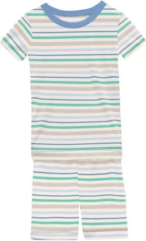 KicKee PJ Sets from our Year Round Celebration Collection, Matching Top and Bottom Sleepwear Set, Babies and Kids Pajama Set
