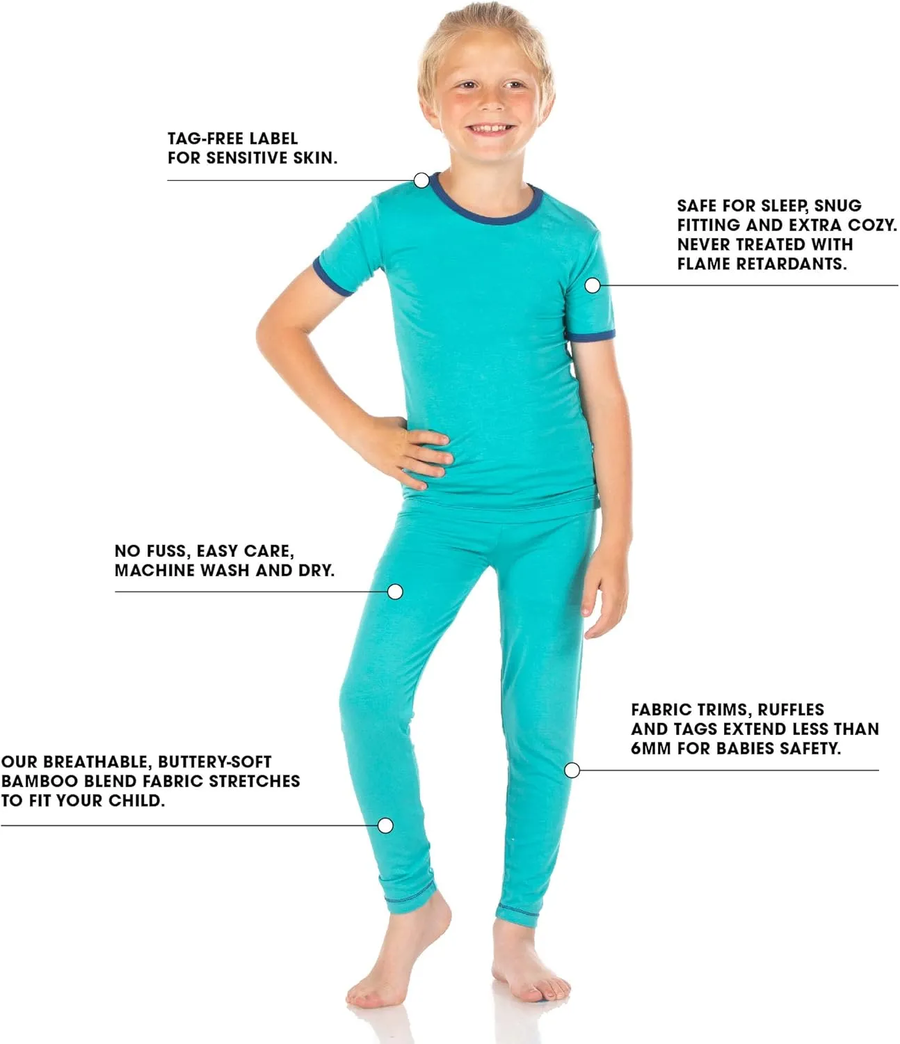 KicKee PJ Sets from our Year Round Celebration Collection, Matching Top and Bottom Sleepwear Set, Babies and Kids Pajama Set