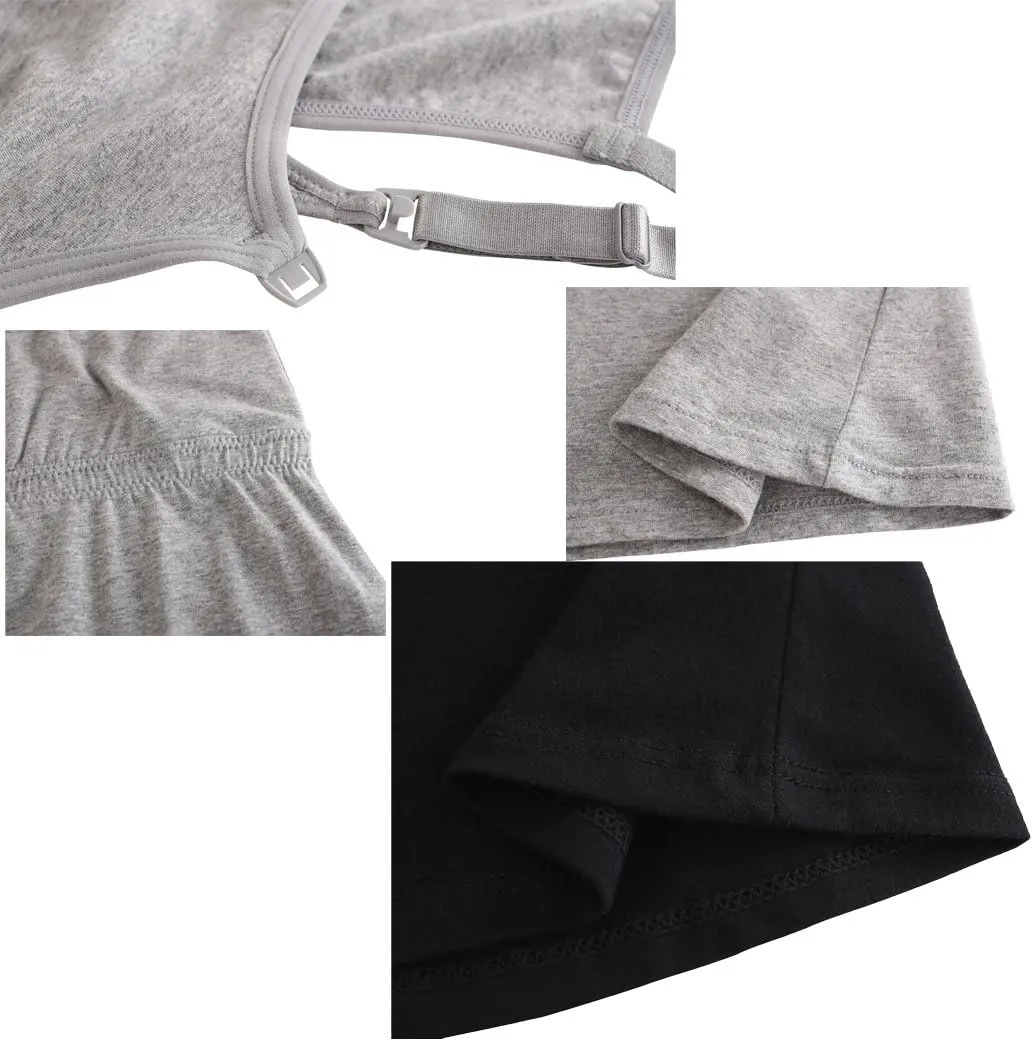 KUCI Maternity Nursing Tank Top, Women Maternity Cami Nursing Sleep Bra Breastfeeding Tops for Pregnancy