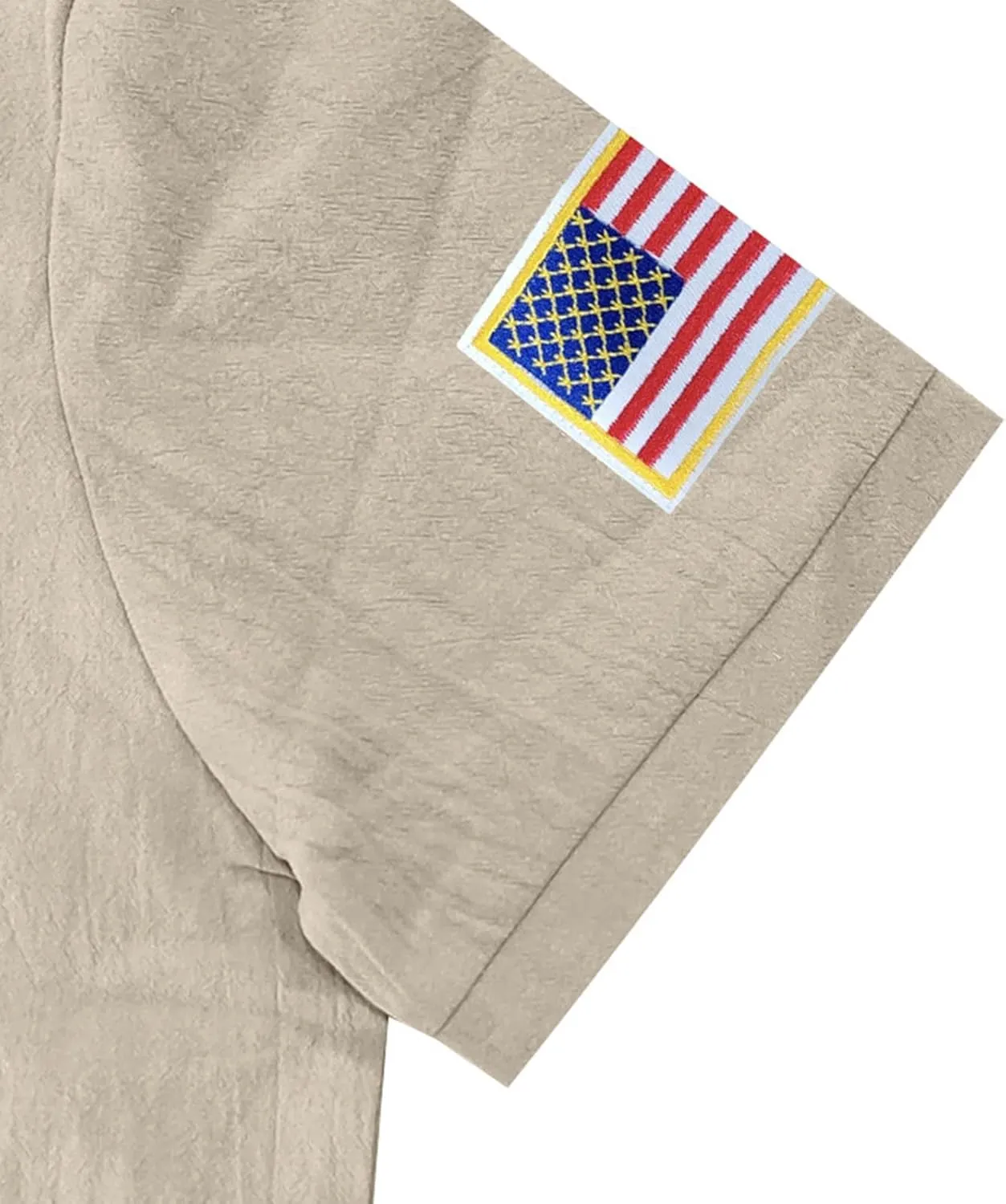 Linen Shirts for Men 4th of July Patriotic Shirts American Flag Print Tops Summer Beach Breathable Vacation Shirts