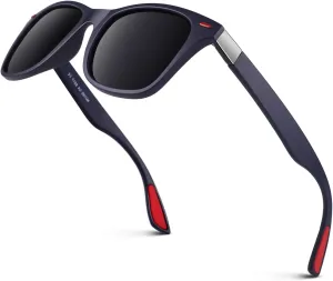 LINVO Polarized Sunglasses for Men and Women, Ultralight TR90 Driving Fishing Golf HD UV400 Shades