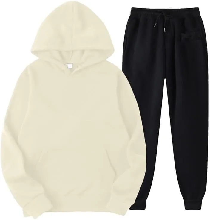 Lounge Sets for Women 2025 Sleeve Pullover Hooded Crop Top Sets Long Sleeve Sweatshirt Jogger Pants Set 2 Piece