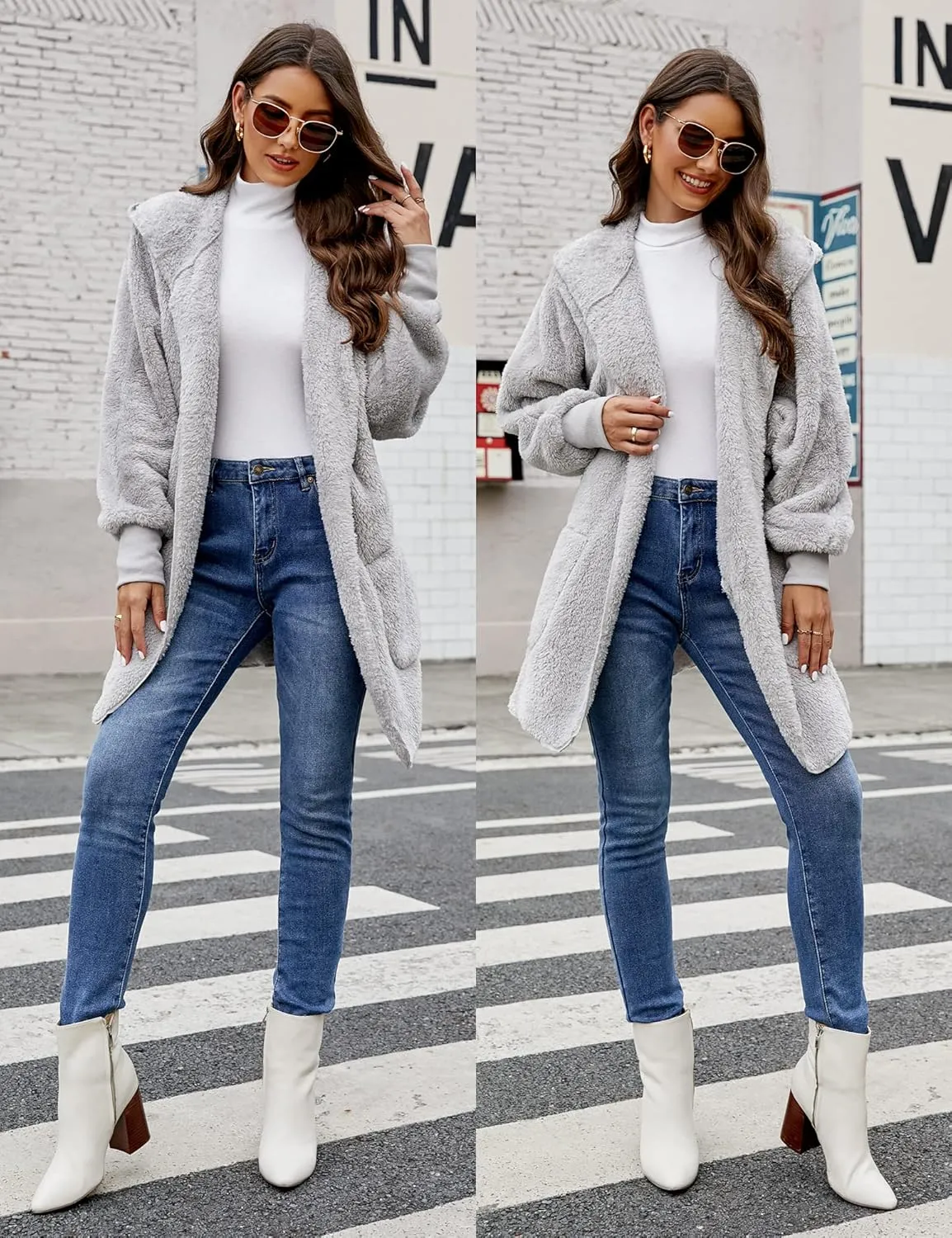 luvamia Women's Fleece Lined Jeans Winter Thermal Denim Jeggings Skinny High Waisted Stretch Warm Leggings