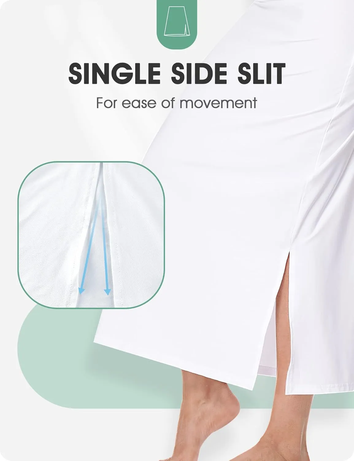 MANCYFIT Half Slip for Women Under Dresses Full Length Long Under Skirt with Lace 36"
