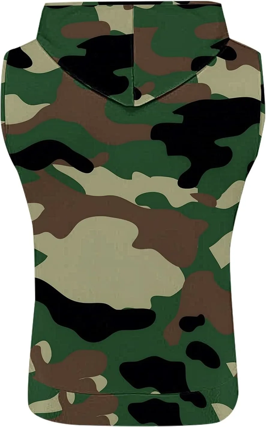Mens Camouflage Hooded Tank Tops Quick Dry Workout Sleeveless Gym Athletic Hoodies Bodybuilding Muscle Cut Off T Shirt