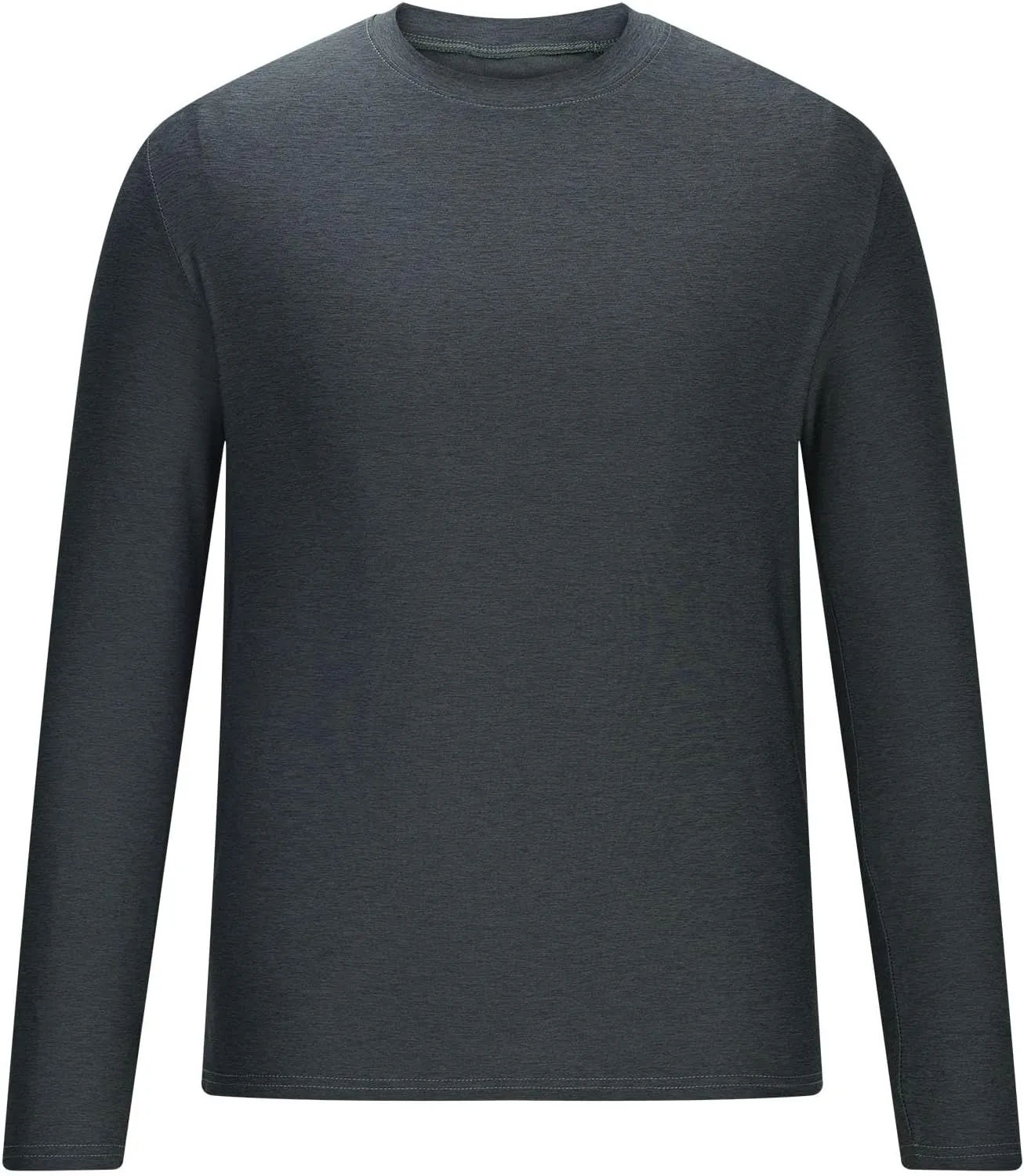 Men's Long Sleeve Shirt UPF 50  Sun Shirts Crew Neck UV Protection Quick Dry Lightweight Shirt Hiking Fishing Swim Tee Shirts