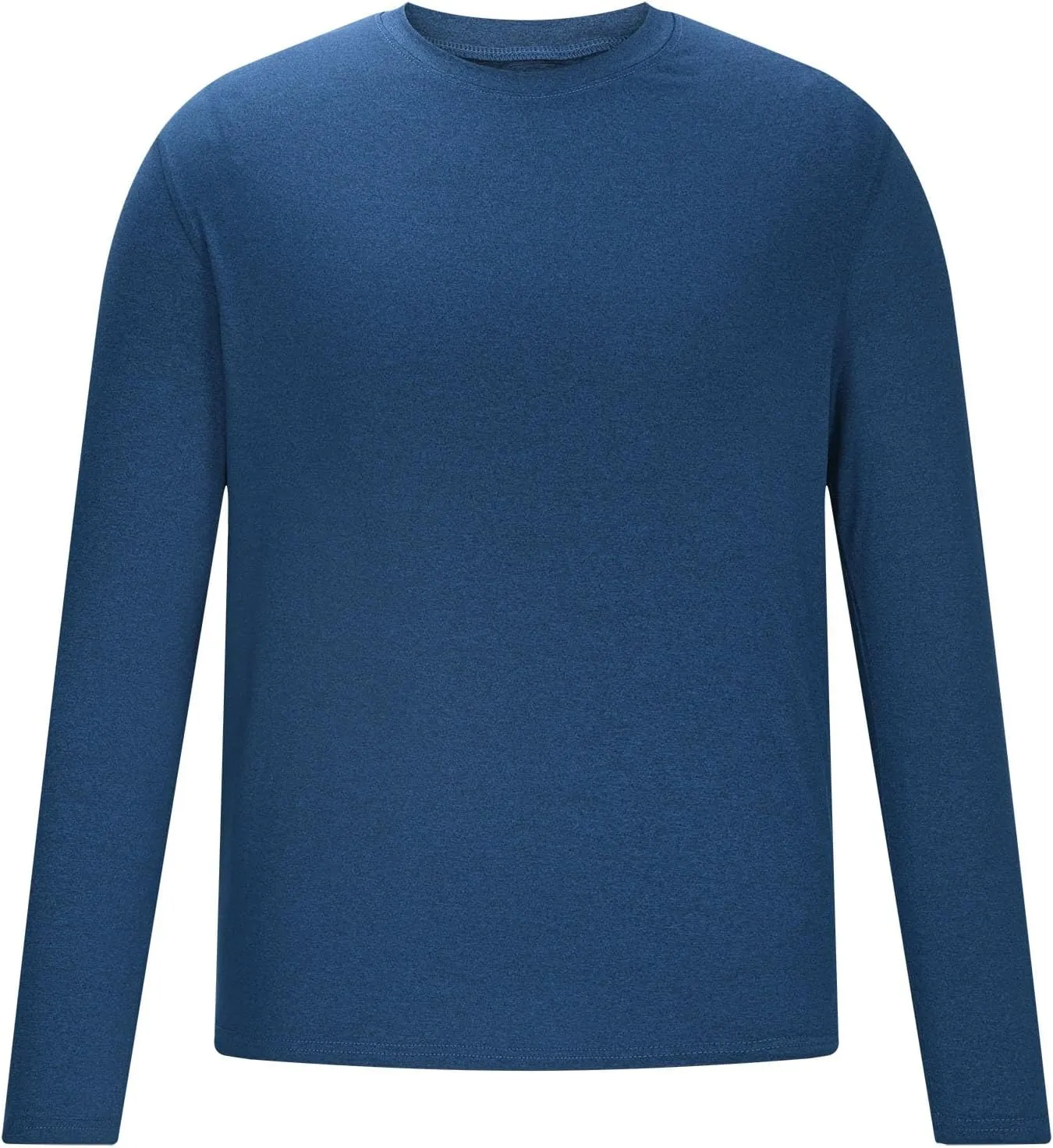 Men's Long Sleeve Shirt UPF 50  Sun Shirts Crew Neck UV Protection Quick Dry Lightweight Shirt Hiking Fishing Swim Tee Shirts