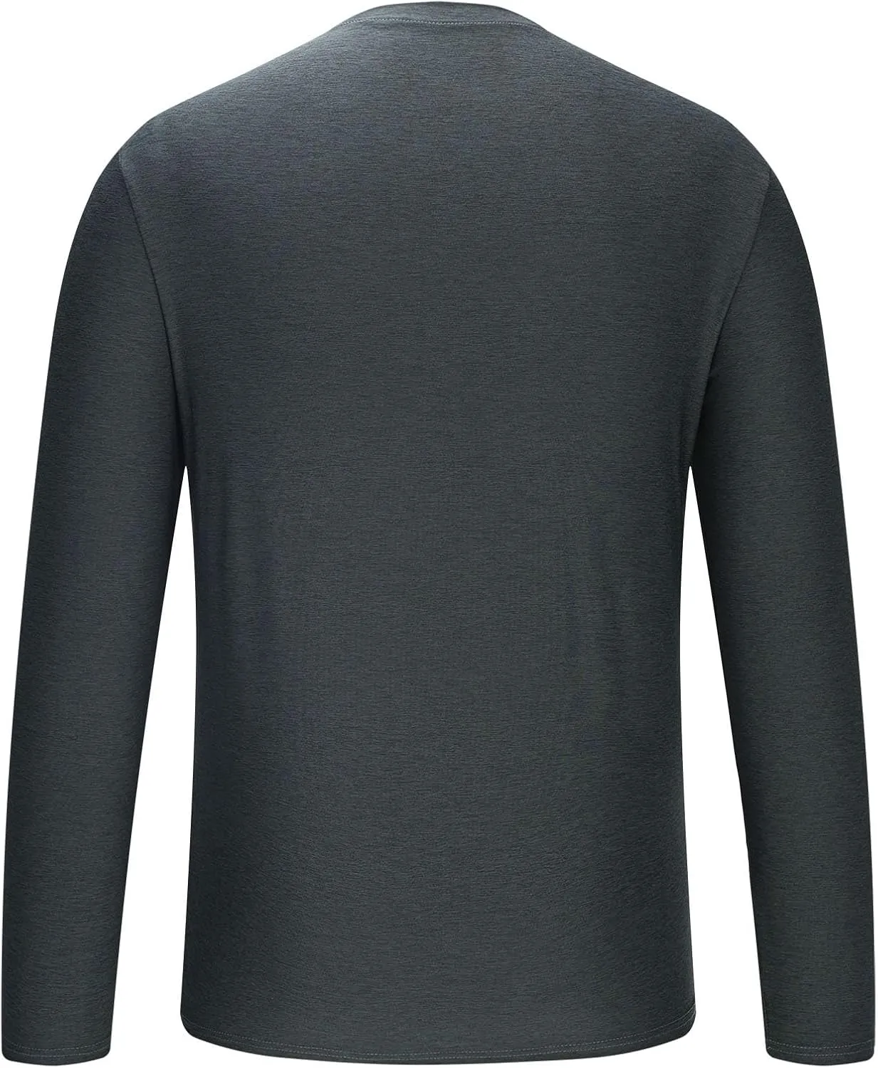 Men's Long Sleeve Shirt UPF 50  Sun Shirts Crew Neck UV Protection Quick Dry Lightweight Shirt Hiking Fishing Swim Tee Shirts
