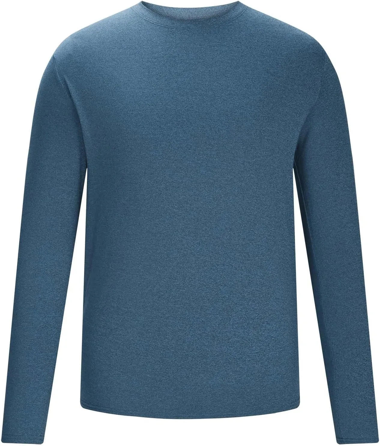 Men's Long Sleeve Shirt UPF 50  Sun Shirts Crew Neck UV Protection Quick Dry Lightweight Shirt Hiking Fishing Swim Tee Shirts