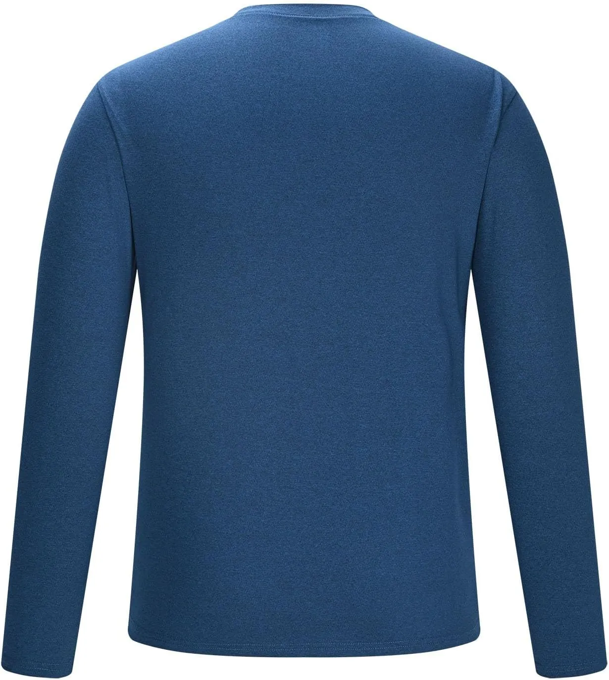 Men's Long Sleeve Shirt UPF 50  Sun Shirts Crew Neck UV Protection Quick Dry Lightweight Shirt Hiking Fishing Swim Tee Shirts