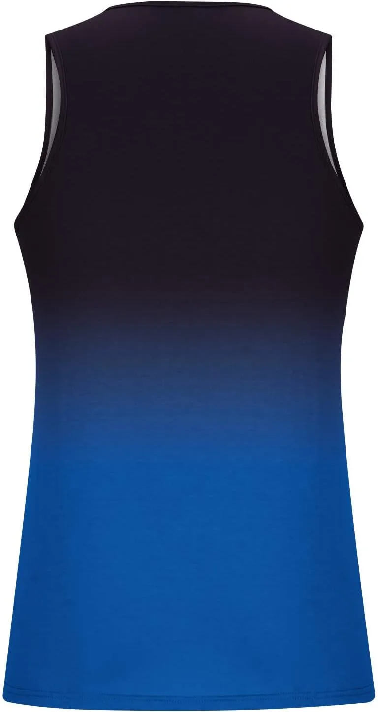 Men's Tank Tops Quick Dry Workout Swim Beach Shirts Sleeveless Shirts for Bodybuilding Gym Fitness Gradient