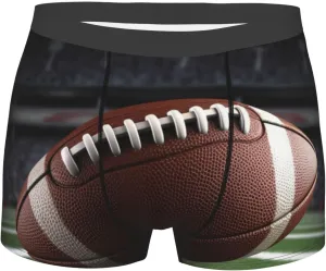 Men's Ultra Breathable Underwear American Football Boxers Briefs Soft Cotton Boxer Shorts Tagless Trunks