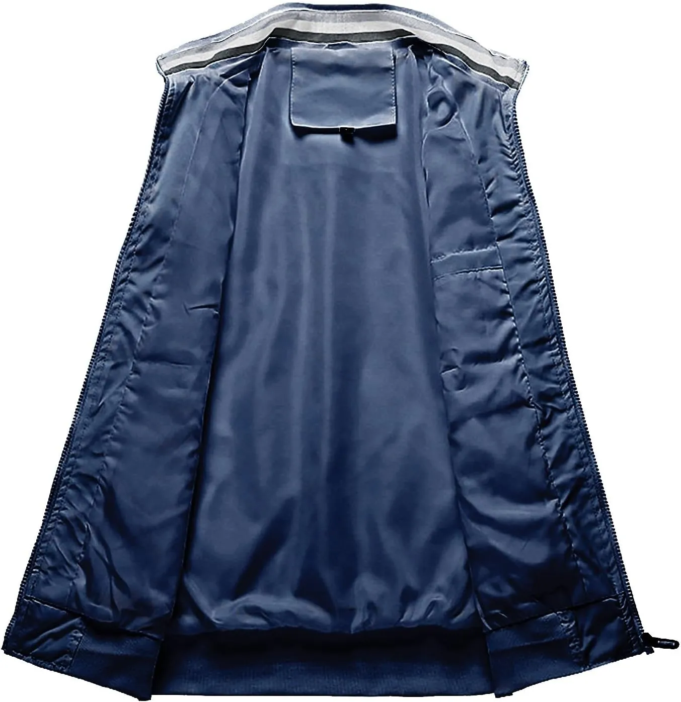 Mens Winter Bomber Jacket Big and Tall Sherpa Fleece Lined Full Zip Varsity Warm Up Jackets Thick Windbreaker Outwear