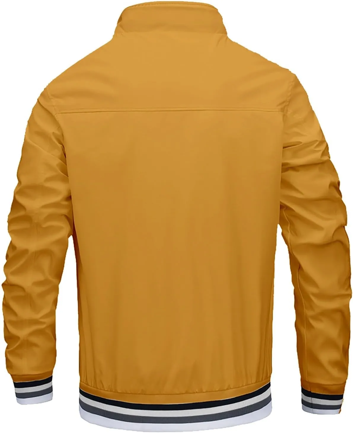 Mens Winter Bomber Jacket Big and Tall Sherpa Fleece Lined Full Zip Varsity Warm Up Jackets Thick Windbreaker Outwear