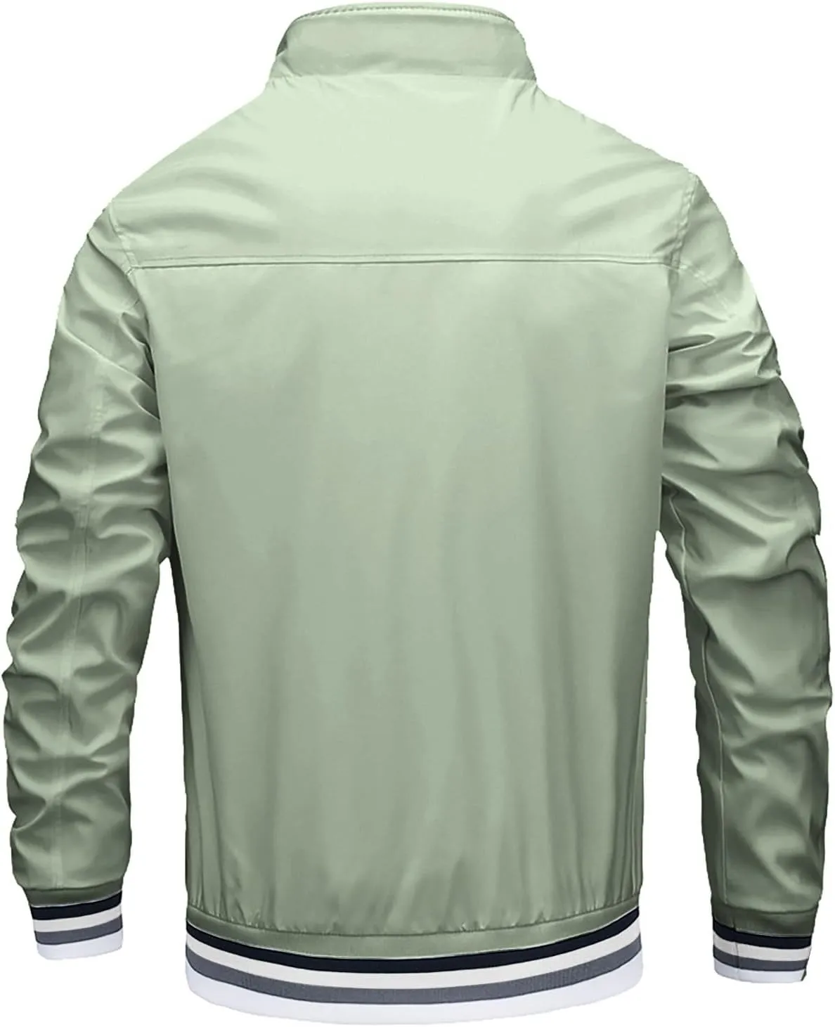 Mens Winter Bomber Jacket Big and Tall Sherpa Fleece Lined Full Zip Varsity Warm Up Jackets Thick Windbreaker Outwear