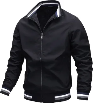 Mens Winter Bomber Jacket Big and Tall Sherpa Fleece Lined Full Zip Varsity Warm Up Jackets Thick Windbreaker Outwear