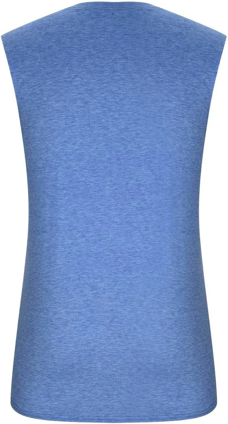 Mens Workout Tank Tops Summer Drop Arm Cut Off Sleeveless Gym Muscle Shirts Bodybuilding Fitness Training Undershirts