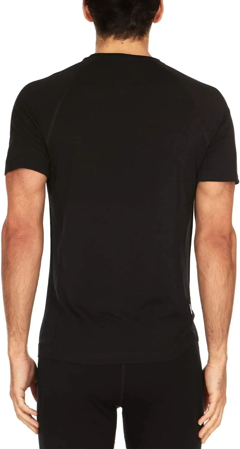 Merino Wool Mens Micro Weight Raglan T-Shirt - Short Sleeve Athletic Shirt - Anti-Odor - Moisture Wicking