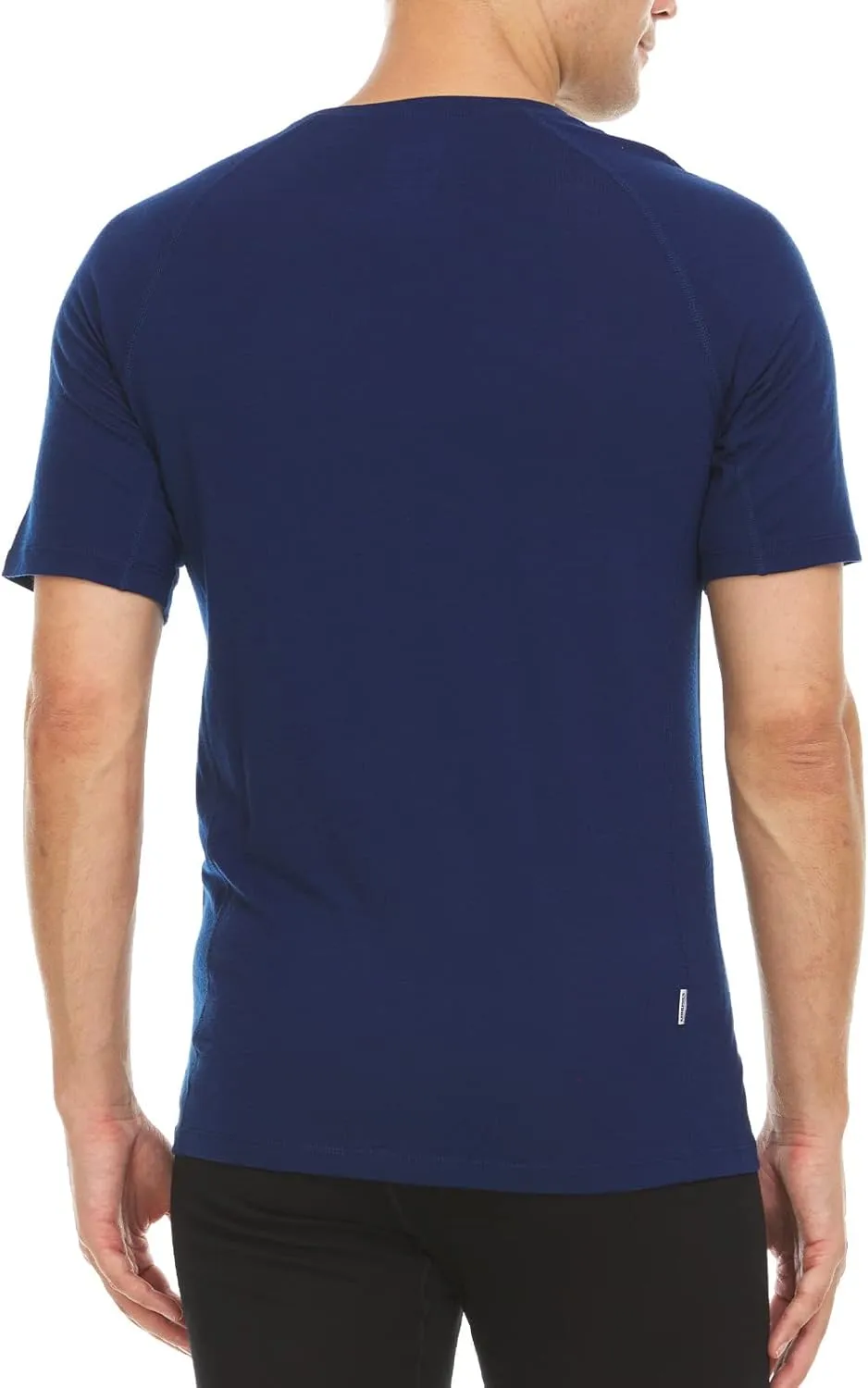 Merino Wool Mens Micro Weight Raglan T-Shirt - Short Sleeve Athletic Shirt - Anti-Odor - Moisture Wicking